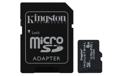 Kingston SDCIT2/8GB 8GB microSDHC Industrial C10 A1 pSLC Card + SD Adapter Hafıza Kartı resmi