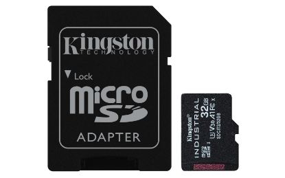 Kingston SDCIT2/32GB 32GB microSDHC Industrial C10 A1 pSLC Card + SD Adapter Hafıza Kartı resmi