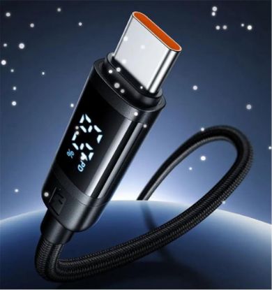 MCDODO CA-5780 60 W TYPE-C TO TYPE-C DİJİTAL GÖSTERGELİ KABLO 1.2 M resmi