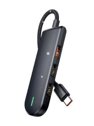 MCDODO HU-1430 5 in 1 Type-C Çoklayıcı (USB3.0x1+USB2.0x2+SD/TF Card Slotx1)- Gri resmi