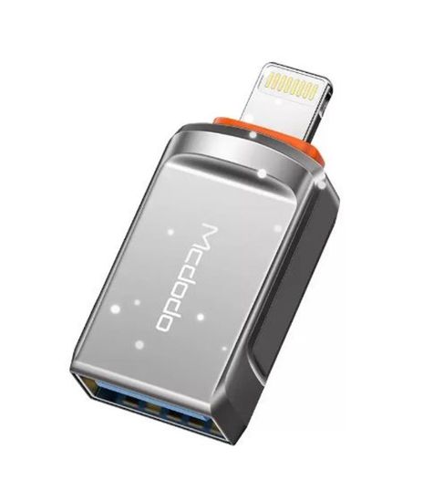 MCDODO OT-8600 Usb-A To Lightning Dönüştürücü Soket - Gri resmi