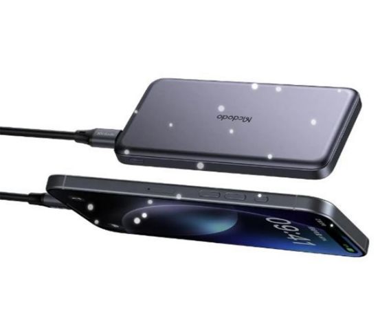 MCDODO MC-3781 20W 10.000mAh Metal Ultra İnce powerbank- Siyah resmi