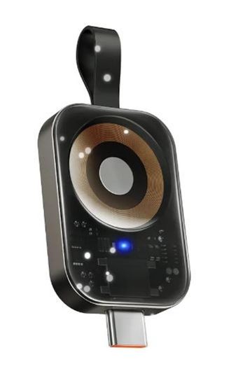 MCDODO CH-2062 3.5W Apple Watch İçin Type-C Girişli Manyetik Kablosuz Şarj Aleti - Siyah resmi