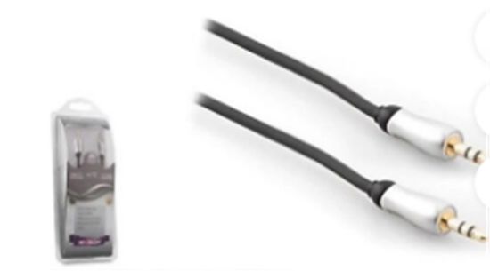 Hytech Hy-P510, Stereo Ses Kablosu, 5 Mt, Siyah resmi