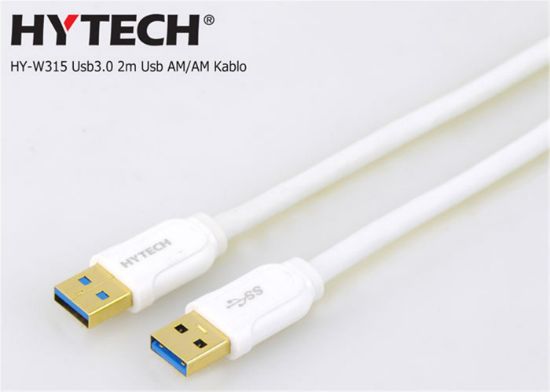 Hytech HY-W315 2 m İki Ucu Erkek USB Kablo resmi