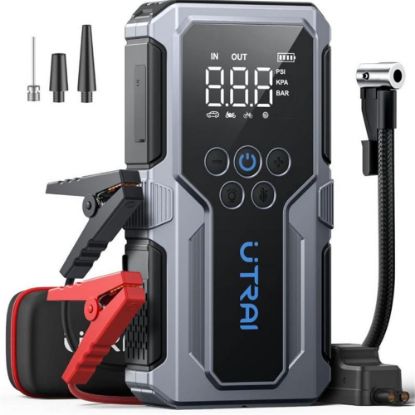 UTRAI Jstar JS9 15000mAh 4 in 1 Jump Starter+Lastik Şişirme Pompalı Taşınabilir Akü Takviye Kiti resmi