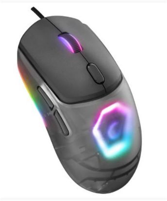 Rampage Hyalo M1 Siyah Değiştirilebilir 3 Kapaklı RGB 12000 DPI Gaming Oyuncu Mouse resmi