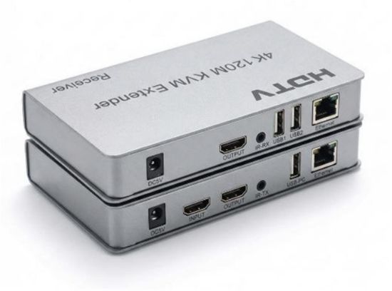 Enkado EKD-HE120KVM 4K 120 Metre HDMI USB KVM Extender resmi