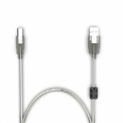 Inca IPR-02T USB 2.0 Printer 3mt Yazıcı Kablosu Şeffaf (% 100 Bakır) resmi