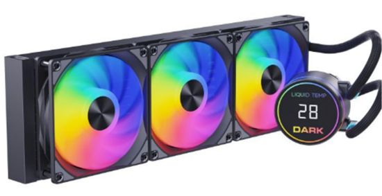 Dark DKCCW362 Freezer W362 2025 Edition 360mm 300W TDP, ARGB LEDli Sıcaklık Göstergeli Sıvı Soğutma resmi