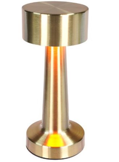 S-link SL-M9066 Aurora 1800mAh Batarya 60 Lümen Gold 3 Renk Işıklı Dokunmatik Dekoratif Masa Lambası resmi