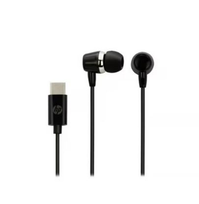 Hp DHE-7000C-BK Kablolu Kulakiçi Type-C Mikrofonlu Siyah Kulaklık resmi
