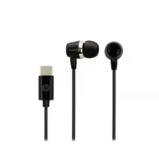 Hp DHE-7000C-BK Kablolu Kulakiçi Type-C Mikrofonlu Siyah Kulaklık resmi