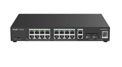 Reyee RG-ES220GS-LP 20 Portlu 10/100/1000 Yönetilebilir 2SFP 2 Gigabit RJ45 Uplink 16Port PoE+(130W) resmi