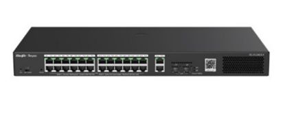 Ruijie-Reyee RG-ES228GS-LP 28 Port 10/100/1000 Yönetilebilir 2SFP 2Gigabit Uplink 24Port PoE+(250W) resmi