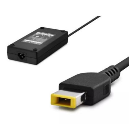 Hadron GXHH2 LENOVO/ IBM Uyumlu 20V 8.5A 170W Laptop Adaptörü (Usb Tip Sarı Kare Uç) Siyah resmi
