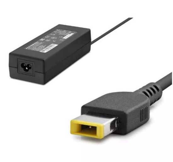 Hadron HD8862 LENOVO / IBM Uyumlu 20V 6.75A 135W Laptop Adaptörü (Usb Tip Sarı Kare Uç) Siyah resmi