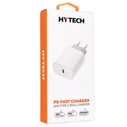 Hytech HY-XE40TP Type C to Type C Kablolu 20W PD3.0/Quick Charge QC4.0 Hızlı Ev Şarj Adaptörü resmi