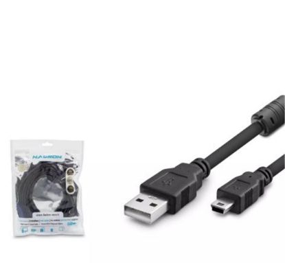 Hadron Hdx7520 Usb Mini V3/5Pin To Usb Kablo 5M Siyah resmi