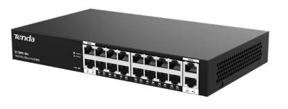 Tenda S218GPC-BH16FE PoE+ Port 167W 2x GE Uplink Switch resmi