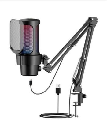 Dexim SM8 USB Kablolu RGB Mikrofon - DMK008 resmi