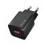 Hytech HY-XEG35 Type USB-C 35W PD + 18W USB QC 3.0 GAN PD/PPS Siyah Hızlı Ev Şarj Adaptörü resmi