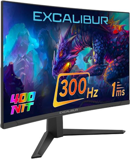 Casper 27" Excalibur E27FVC-E 300HZ 1MS 400NIT Fast VA Curved HDR10 Oyuncu Monitörü resmi