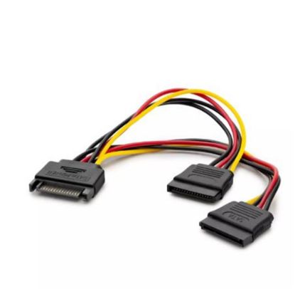 Hadron HDX5519 Sata Power Kablo Dökme 15Cm Siyah resmi