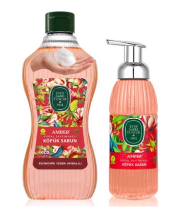 Eyüp Sabri Tuncer 1,5 lt+500 ml Amber Doğal Zeytinyağlı Köpük Sabun resmi