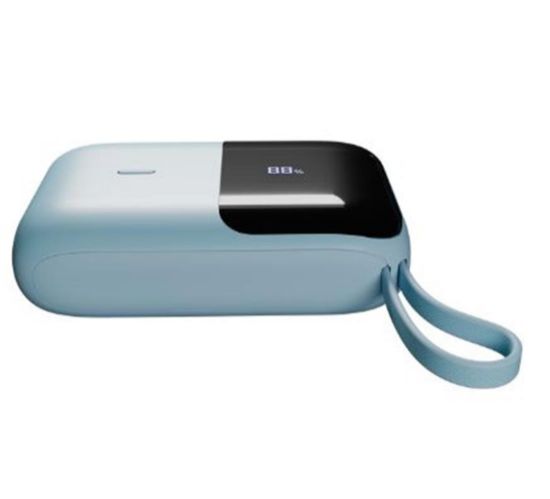 S-link P109M 10000mAh 5W Mavi LCD Taşınabilir Pil Şarj Cihazı Powerbank resmi