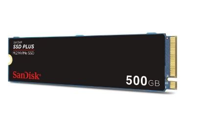 SanDisk 500GB SSD PLUS 2400MB-1500MB/s M.2 PCIe Gen 3.0 NVMe SSD SDSSDA3N-500G-G26 resmi
