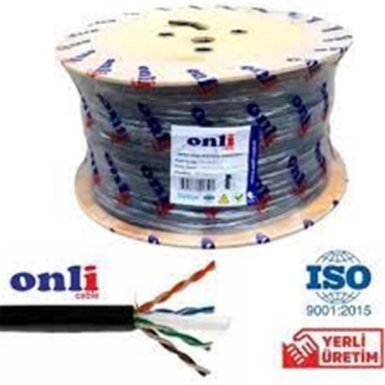 Onli U-UTP 24 AWG CCA/ECO  305 Metre Cat6 Kablo resmi