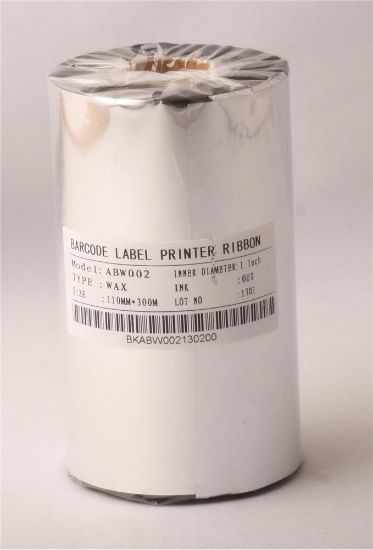 Ribbonsan RB00007 WX-10FBK 110-450MT Wax Ribbon resmi