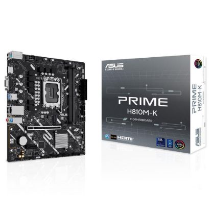 Asus Prime H810M-K 6400MHz DDR5 Soket LGA1851 M.2 HDMI VGA mATX Anakart resmi