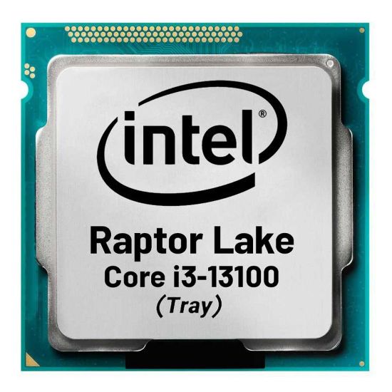 Intel Raptor Lake I3 13100 TRAY 3.40GHZ ~ 4.50GHZ 12MB 1700P Kutusuz İşlemci resmi