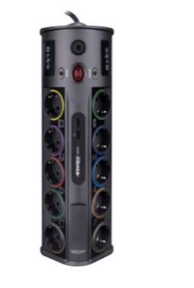 S-link SPG3-J-5 1.5m 306Joule 5Li Akım Kor.Siyah Priz resmi