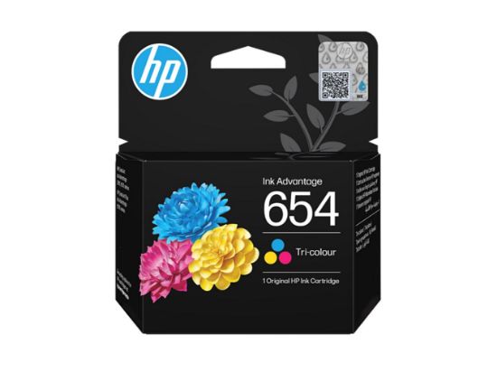 HP 654 3 Renkli 200 Sayfa Kartuş 7FP38UE  resmi