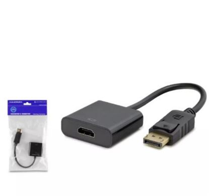 HADRON HDX7873 DisplayPort to HDMI Dişi Görüntü Dönüştürücü 4K 30 Hz - Siyah resmi