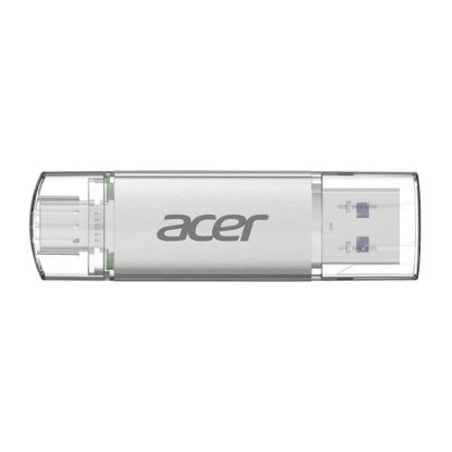 Acer 64GB USB 3.2 UT300-64GB USB-A+USB-C Çift Taraflı Metal Flash Bellek resmi