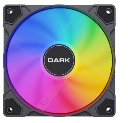 Dark "DKCF127ARGB"Sessiz 12cm ARGB Güçlü Soğutma, Sessiz, Siyah Kasa Fanı  resmi