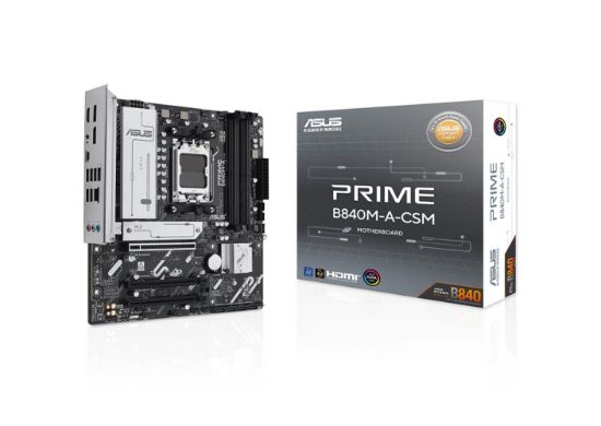 Asus Prime B840M-A-CSM Amd B840 Am5 Ddr5 7600 2Xdp Hdmı 3X M2 Usb3.2 Rgb Matx Anakart resmi