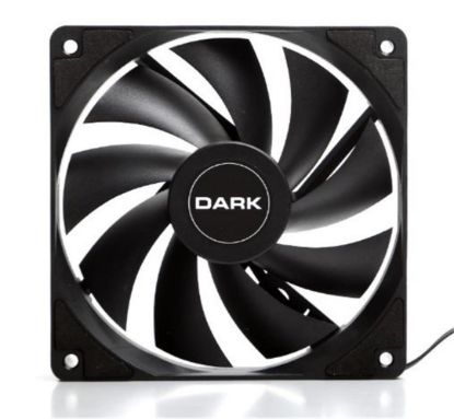 Dark"DKCCF123R"12cm  1200 RPM, 36 CFM, Güçlü Soğutma Sessiz Siyah Kasa Fanı resmi