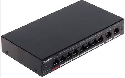 Dahua CS4010-8ET-60 8FE PoE Port (60W) 2GE Uplink Cloud Managed Desktop Switch resmi