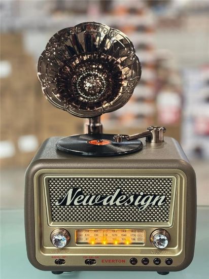 Everton Rt-609  Bluetooth Fm/Usb/Tf/Aux  Şarjlı Nostaljik Radyo resmi