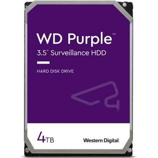Wd 4Tb 3.5 Purple WD43PURZ Sata3 5400RPM 64MB 7/24 Guvenlık Harddisk (Hikvision) resmi