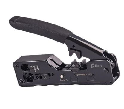 Feny FN-PEN12  RJ11-RJ12-RJ45-CAT5E-CAT6-CAT7 Yeni Nesil Network Kablo Sıkma Ve Soyma Pensesi resmi