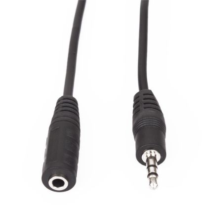 Vcom CV202-5.0 5.0Mt 3.5mm Stereo Uzatma Ses Kablosu resmi