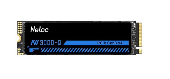 Netac 1TB NT01NV3000Q-1T0-E4X 3300-2300Mb GEn3 PCIE NVME M2 22x80 SSD Disk resmi