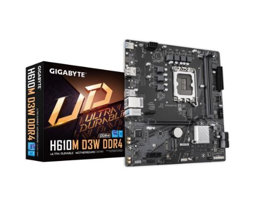 Gigabyte H610M D3W D4 1700P Vga Hdmi Usb3.2 Matx Anakart resmi